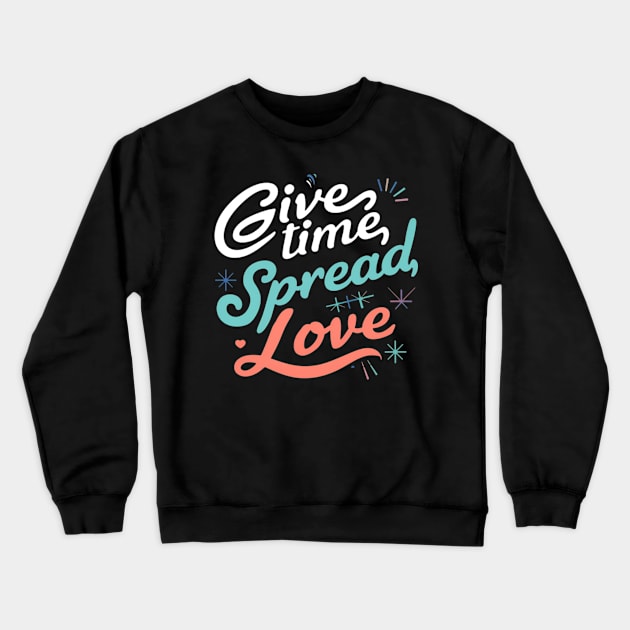 volunteering give time spread lobe Crewneck Sweatshirt by CreationArt8